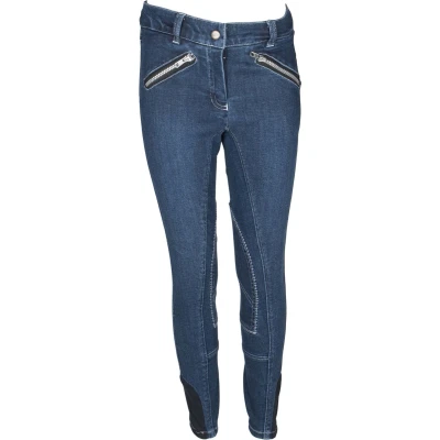 Afbeelding van Mondoni jeans kinder rijbroek maat:128