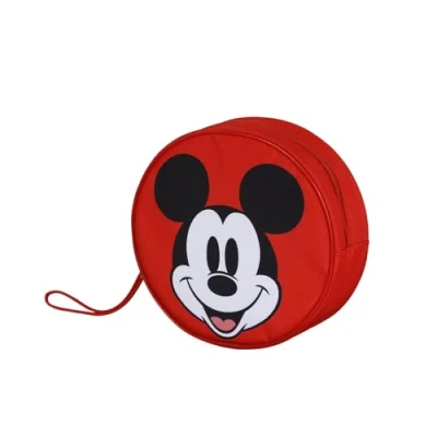 Afbeelding van Mickey Mouse toilettas Jumbo zwart 21 x 23 cm, zwart, één maat, Face toilettas, zwart.,