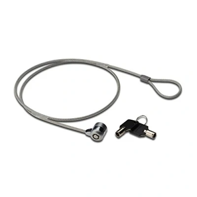Image de Ewent EW1242 câble antivol Noir, Acier inoxydable 1,5 m