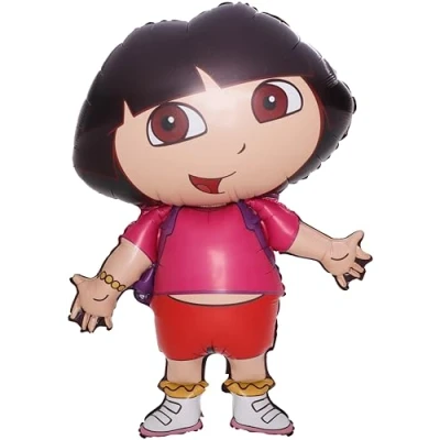 Afbeelding van Toyland® Folieballon Dora de ontdekker, 94 cm
