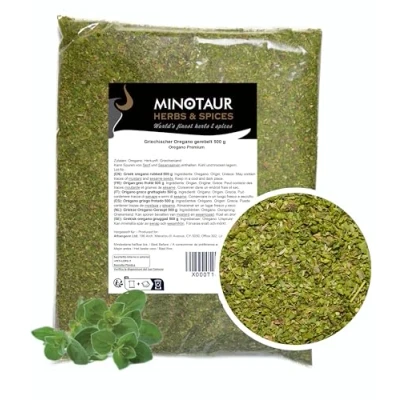 Afbeelding van Minotaur Kruiden Griekse oregano ingewreven 2 x 500 g (1 kg) Premium kwaliteit