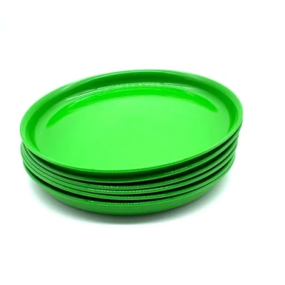 Afbeelding van Kimmel Set van 6 groene borden 18 cm