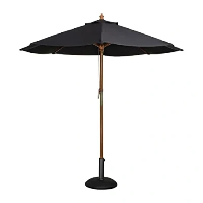 Afbeelding van Bolero ronde parasol zwart 2,5 meter