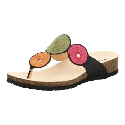 Afbeelding van Think! Julia Teensandalen schwarz, Dames, Maat: 39, Schwarz Leer