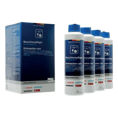 Afbeelding van Bosch Siemens 00311996 Machinereinigers vaatwasser onderhoudsmiddel voor (4 stuks)