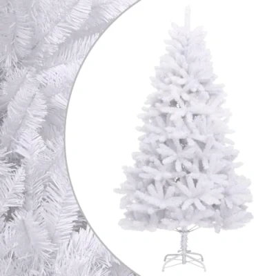 Afbeelding van vidaXL Kunstkerstboom met scharnieren standaard 300 cm wit
