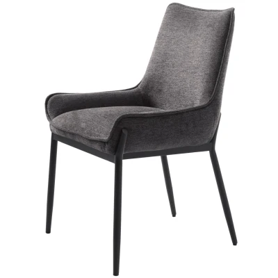 Afbeelding van Hygge Interiors Calgary Donkergrijs Eetkamerstoel