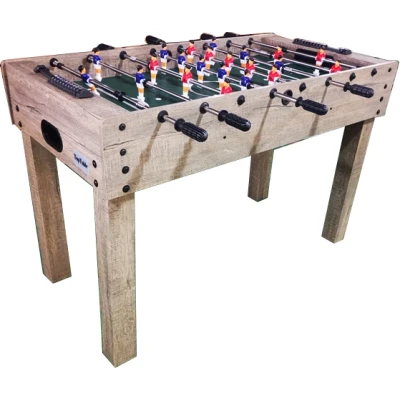 Afbeelding van Voetbaltafel TopTable Wood telescoop