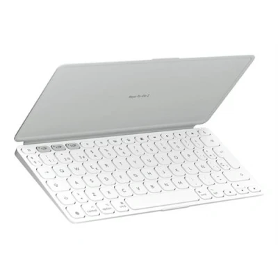 Afbeelding van Bluetooth Toetsenbord Logitech 920 013011 Qwerty Spaans Grijs Wit/Grijs