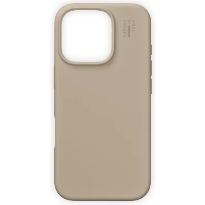 Afbeelding van iDeal of Sweden Hoesje Geschikt voor iPhone 16 Pro Silicone Case Beige