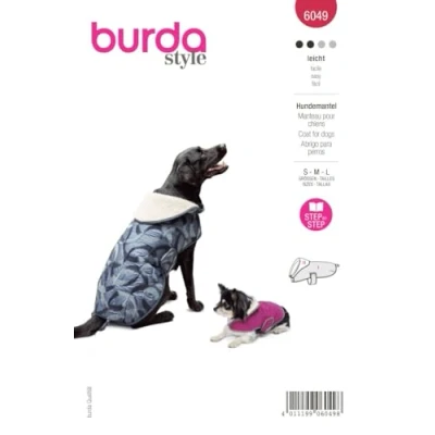 Afbeelding van Burda B6049 naaipatroon, papier, wit, SML