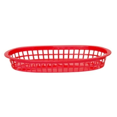 Afbeelding van Serveer Mandjes Fast Food Stijl Rood 6 St. 275x175x(H)38mm Hendi 426319
