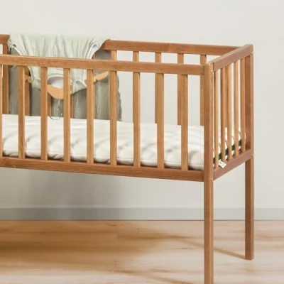 Afbeelding van Kadolis Matras voor wieg 50 x 83 5 cm Aloë R Geschikt wiegjes en Cododos bedden Schuimmatras met afneembare wasbare overtrek OekoTex gecertificeerd