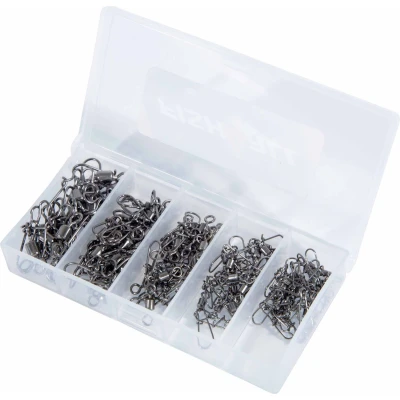 Afbeelding van Fish4All Snap And Swivel Box (95pcs) Vissets