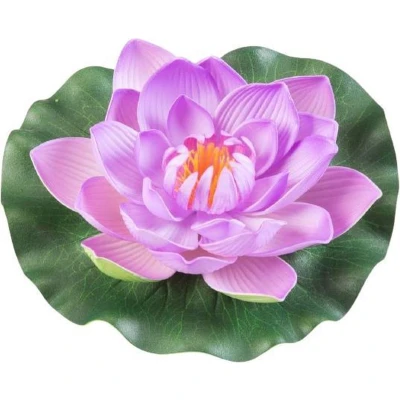 Afbeelding van Velda Waterlelie Lotus 17 Cm Foam Roze/groen