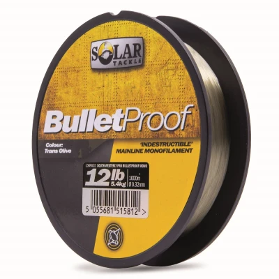 Afbeelding van Solar South Westerly Pro Bulletproof Mono 18Lb, 1000M Spool (0.40Mm Diameter) Nylon vislijn