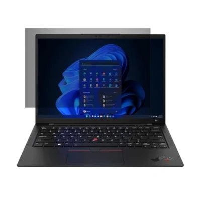 Image de Targus Filtre de confidentialité pour ordinateur portable amovible adhésif, languettes charnière, charnières à bascule 14&quot;