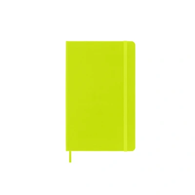 Afbeelding van Notitieboek Moleskine large 130x210mm blanco hard cover lemon green