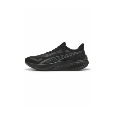 Afbeelding van Puma Pounce LITE Hardloopschoenen voor op de weg, Dames, Maat: 37.5, Black cool dark gray Textiel/ synthetisch