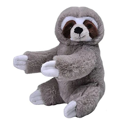 Afbeelding van Pluche luiaard grijs knuffel 25 cm Bosdieren knuffeldieren Speelgoed voor kinderen