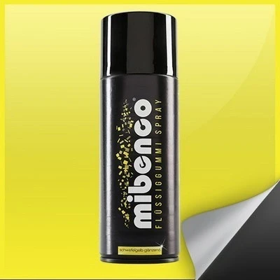 Afbeelding van Vloeibaar rubber voor auto&#039;s Mibenco Geel 400 ml