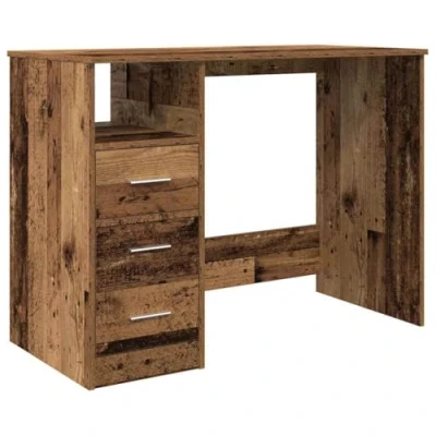 Image de vidaXL Bureau vieux bois 102x76x50 cm d&#039;ingénierie855852