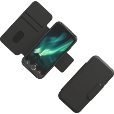 Afbeelding van Doro Flip cover voor mobiele telefoon grafiet Aurora A10, A11