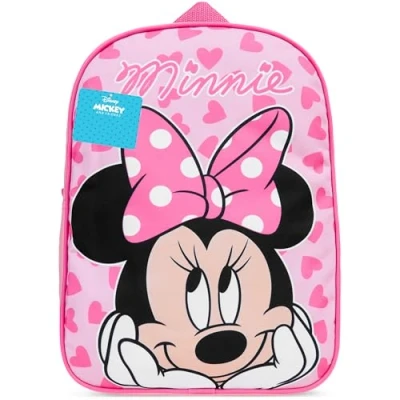 Afbeelding van Get Trend Rugzak voor kinderen, kleuterschool, peuter, 2, 10 jaar, schooltas, meisjes, jongens, kindertas, lunch, rugzak, reizen, sport, Roze Minnie Mouse