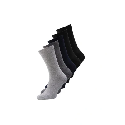 Afbeelding van Jack &amp; Jones Jacjens SOCK 5 PACK Sokken, Heren, Maat: One Size, Dark grey melange