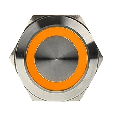 Afbeelding van DimasTech Vandalisme knop 22mm, Knoppen + Schakelaars, Zilver