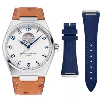 Afbeelding van Frédérique Constant Highlife Heart Beat FC 310AN4NH6 Horloge Leer Bruin Ø 41 mm