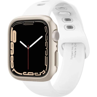 Afbeelding van Spigen Apple Watch hoesje Thin Fit 41mm Wit