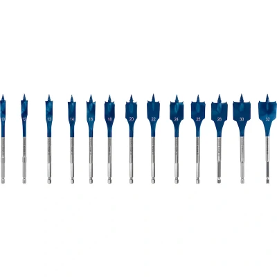 Image de BOSCH 2608900336 Expert Self Cut Speed drill bit set 10/12/13/14/16/18/20/22/24/25/28/30/32 mm 13 pieces