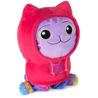 Afbeelding van Gabby&#039;s Poppenhuis Deluxe DJ kattenkruid pluche dier met beweegbare armen 25 cm