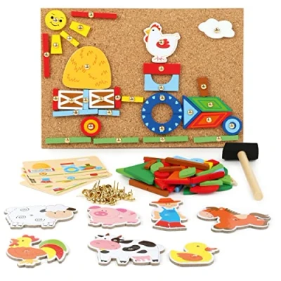 Image de Small foot 10228 jeu de clous ferme