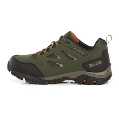 Afbeelding van Regatta Holcombe IEP sneakers met veters, uniseks, waterdicht, voor buiten, Green Bay Leaf Burnt Umbre R56
