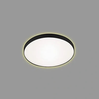 Afbeelding van LED plafondlamp Flet met Backlight, Ø 28,5 cm