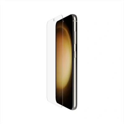 Afbeelding van Belkin ScreenForce TrueClear Curve Screenprotector met blauwlichtfilter voor Samsung Galaxy S23 (rand tot rand bescherming, transparant, schokbestendig, krasbestendig)