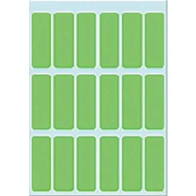 Afbeelding van Etiket HERMA 3655 12x34mm groen 90 stuks Blister a 5 vel 10