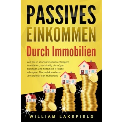 Afbeelding van PASSIVES EINKOMMEN DURCH IMMOBILIEN: Wie Sie in Wohnimmobilien intelligent investieren, nachhaltig Vermögen aufbauen und finanzielle Freiheit erlangen Die perfekte Altersvorsorge für den Ruhestand
