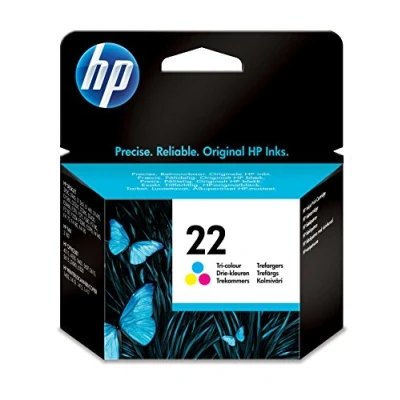 Image de HP 22 couleur (cyan, magenta, jaune) originale cartouche d&#039;encre