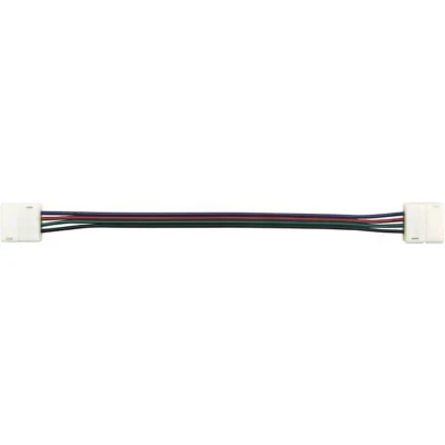 Afbeelding van Kabel met push connectoren voor flexibele led strip 10 mm rgb kleur