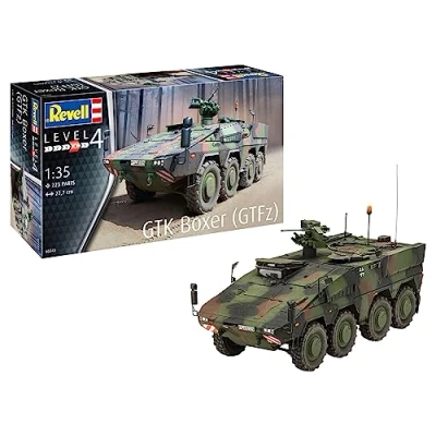 Afbeelding van 1:35 Revell 03343 GTK Boxer GTFz Armoured Transport Vehicle Plastic Modelbouwpakket