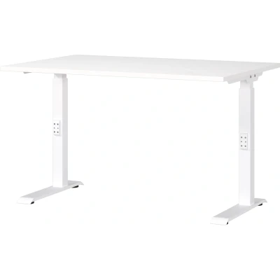 Afbeelding van Germania Mailand Wit Zit Sta Bureautafel 120 cm