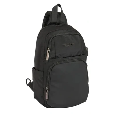 Afbeelding van Rugzak Safta Black Zwart 18 x 34 12 cm