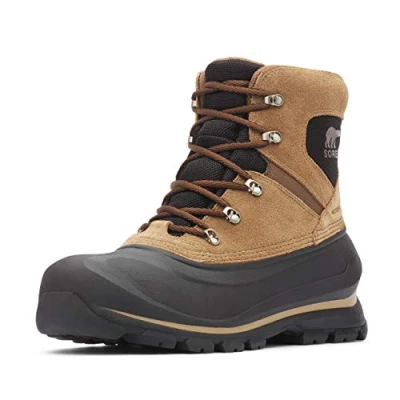 Afbeelding van Sorel BUXTON LACE WP Veterboots, Heren, Maat: 44, Delta/black Leer en textiel