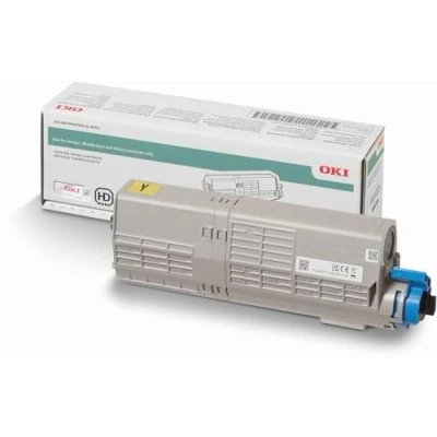 Afbeelding van OKI 46490621 tonercartridge Origineel Geel 1 stuk(s)