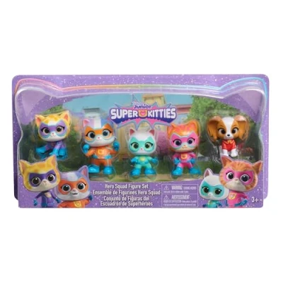 Afbeelding van Superkitties Disney Junior Heldenteam 5 stuks verzamelfiguren cm voor kinderen vanaf 3 jaar Just Play