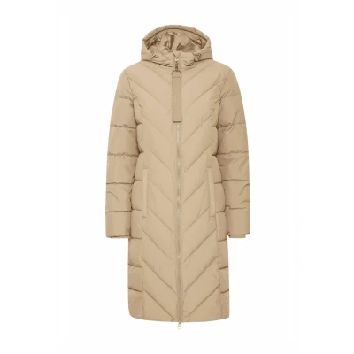 Afbeelding van Fransa Winterjas, Dames, Maat: Large, Silver mink