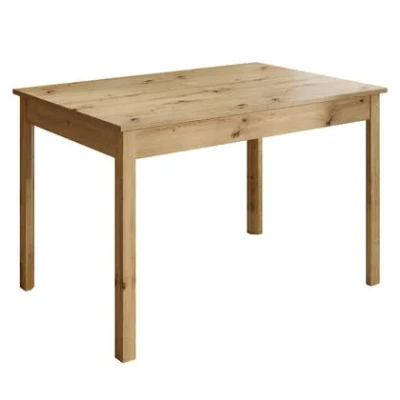 Afbeelding van Meubella Eetkamertafel Steve Eiken 160 cm Uitschuifbaar